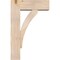 Ekena Millwork Thorton Block Smooth Bracket w/ Offset Brace, Douglas Fir, 7 1/2"W x 22"D x 34"H BKT0806X22X34THR05SDF - alternate 3